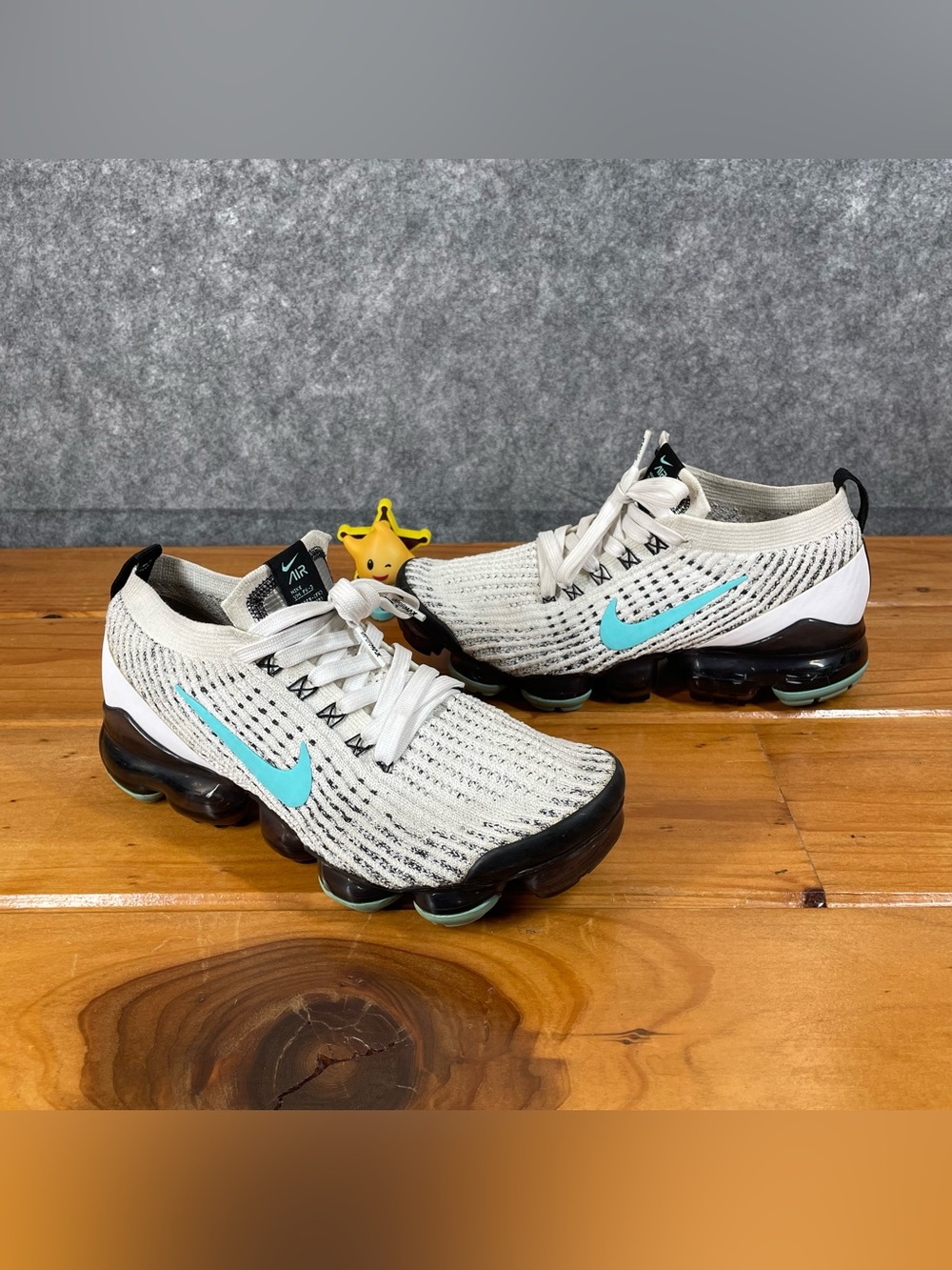 Nike Air VaporMax Flyknit 3 Women's 7.5 Tiffany Teal Running Sneakers CT1274-100